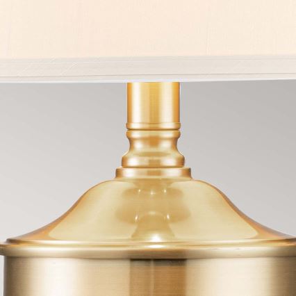 Quoizel - Stolna lampa DENNISON 1xE27/60W/230V zlatna