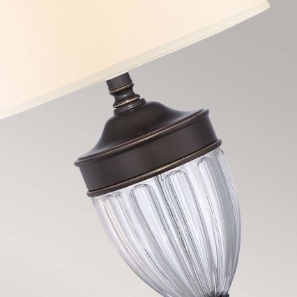 Quoizel - Stolna lampa DENNISON 1xE27/60W/230V brončana