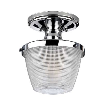 Quoizel - Stropna svjetiljka za kupaonicu DUBLIN 1xE27/40W/230V IP44 sjajni krom