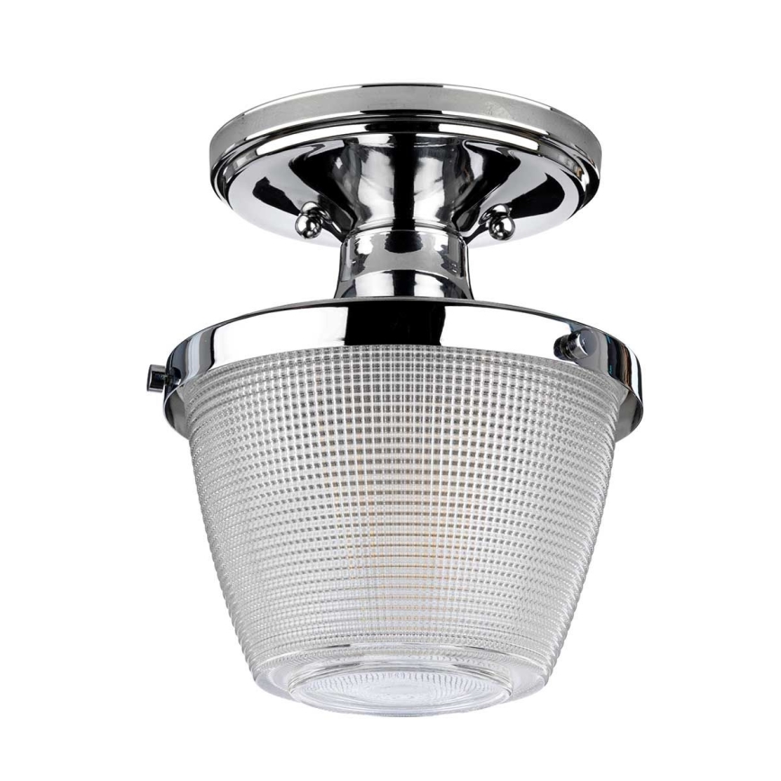 Quoizel - Stropna svjetiljka za kupaonicu DUBLIN 1xE27/40W/230V IP44 sjajni krom
