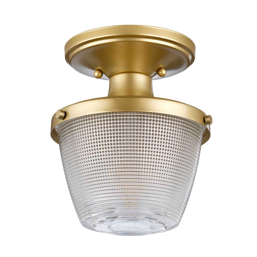 Quoizel - Stropna svjetiljka za kupaonicu DUBLIN 1xE27/40W/230V IP44 zlatna