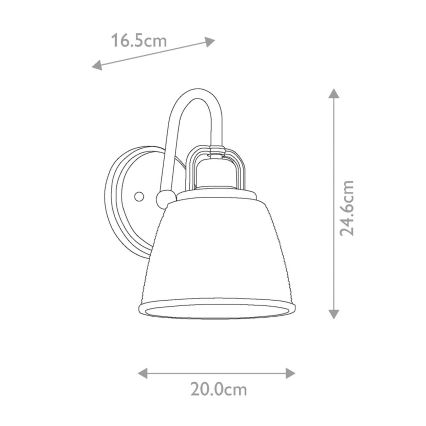 Quoizel - LED Zidna svjetiljka za kupaonicu DUBLIN 1xG9/3W/230V IP44 sjajni krom