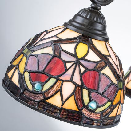 Quoizel - Luster na lancu Tiffany LARISSA 3xE27/60W/230V, promjer 63,6 cm