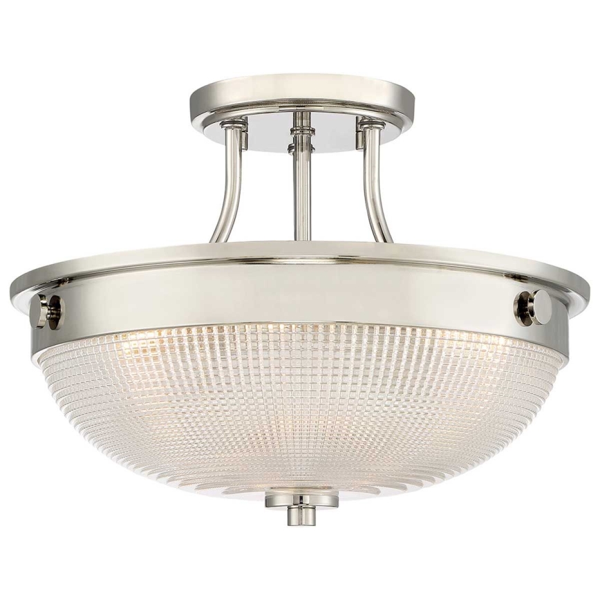 Quoizel - Nadgradni luster MANTLE 2xE27/60W/230V sjajni krom