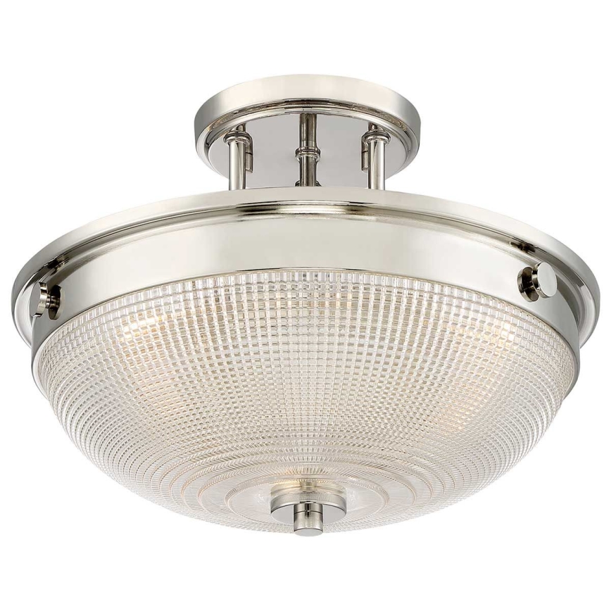 Quoizel - Nadgradni luster MANTLE 2xE27/60W/230V sjajni krom