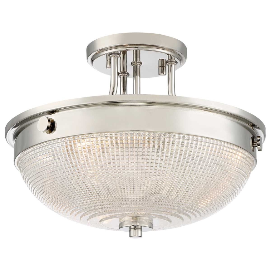 Quoizel - Nadgradni luster MANTLE 2xE27/60W/230V sjajni krom