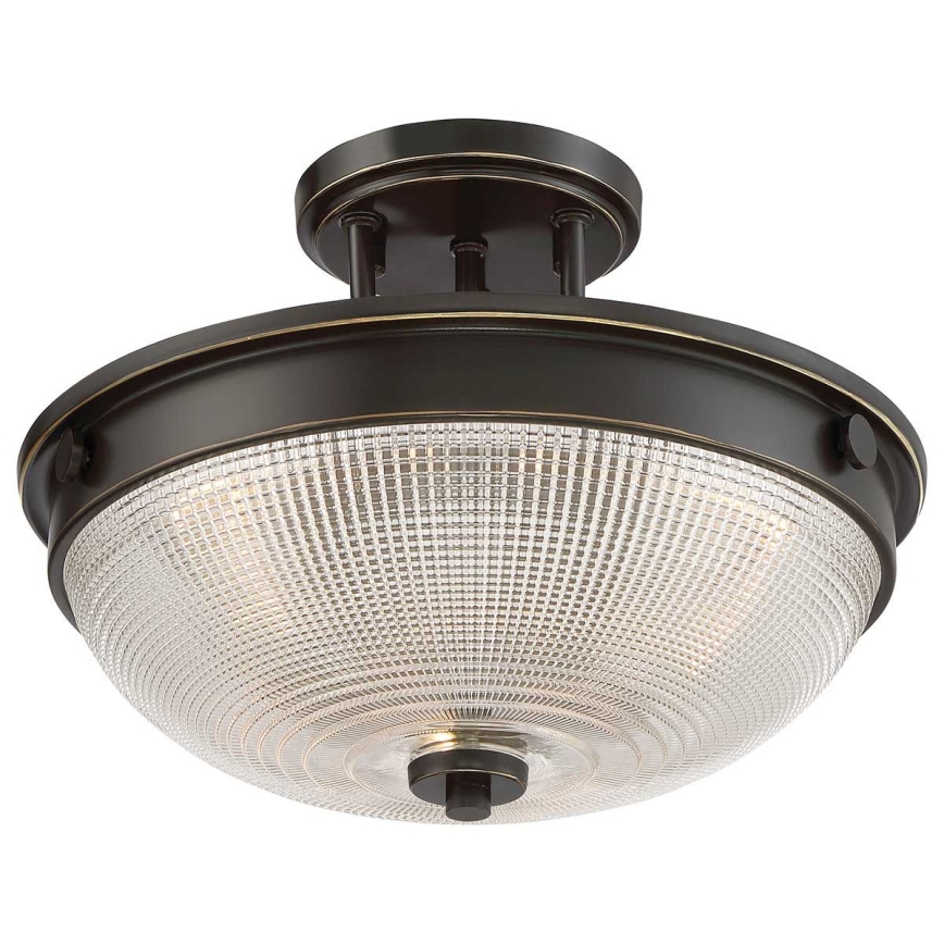 Quoizel - Nadgradni luster MANTLE 2xE27/60W/230V brončana