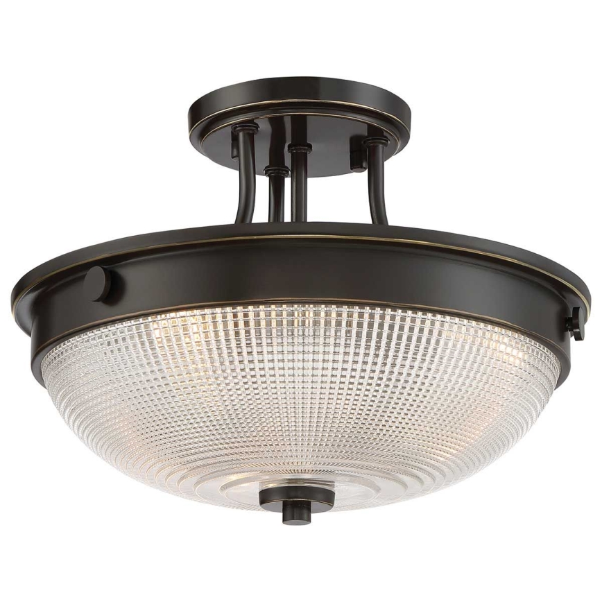 Quoizel - Nadgradni luster MANTLE 2xE27/60W/230V brončana
