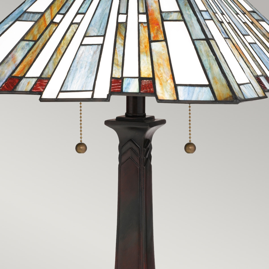 Quoizel - Stolna lampa MAYBECK 2xE27/60W/230V