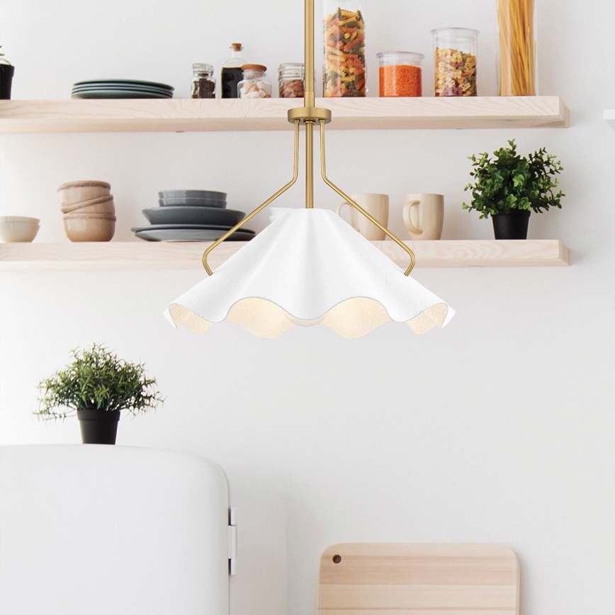 Quoizel - Viseći luster MEJIA 1xE27/60W/230V pr. 35,6 cm mesing