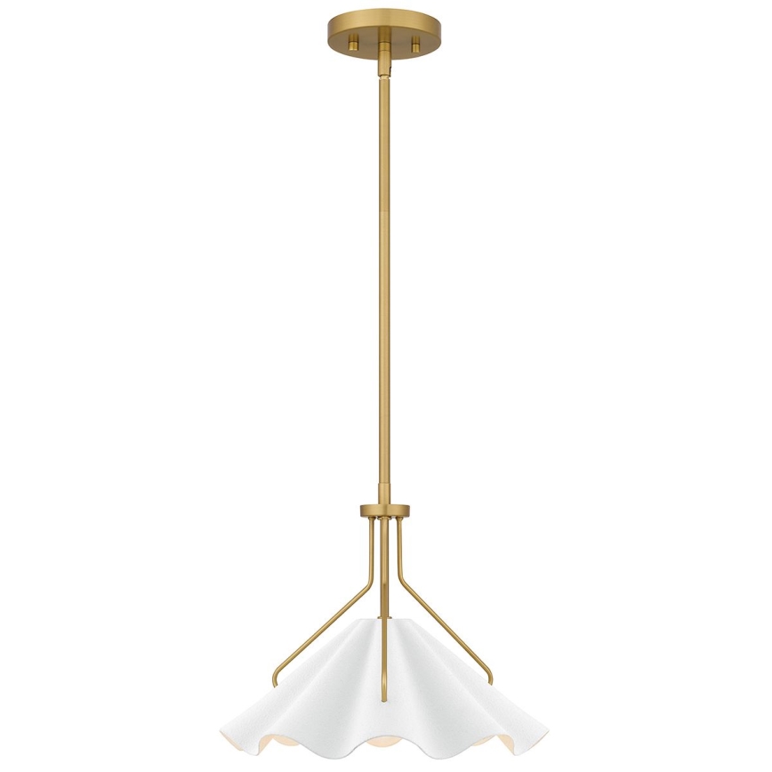 Quoizel - Viseći luster MEJIA 1xE27/60W/230V pr. 35,6 cm mesing