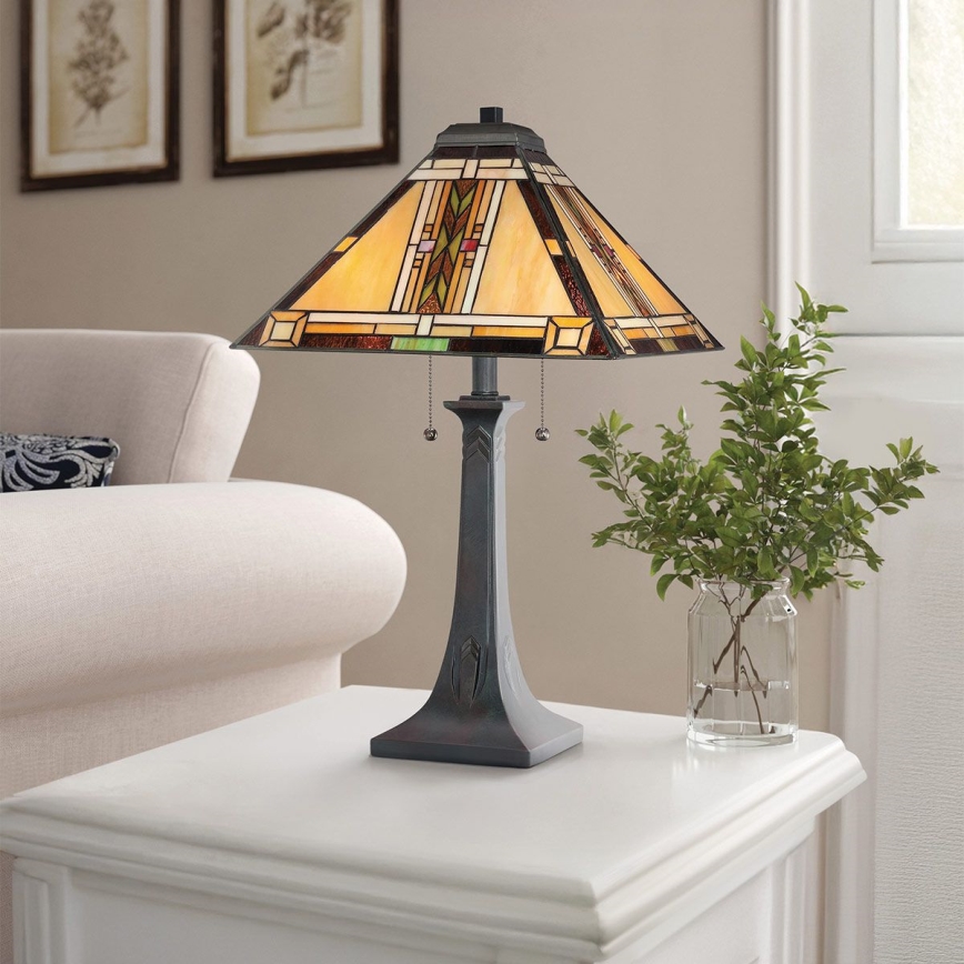 Quoizel - Stolna lampa NAVAJO 2xE27/60W/230V