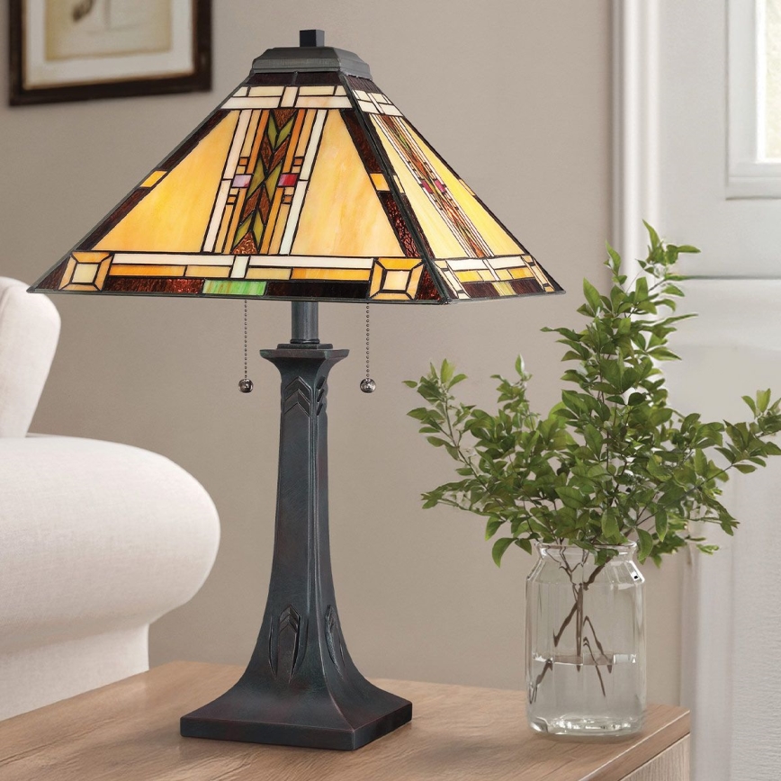 Quoizel - Stolna lampa NAVAJO 2xE27/60W/230V
