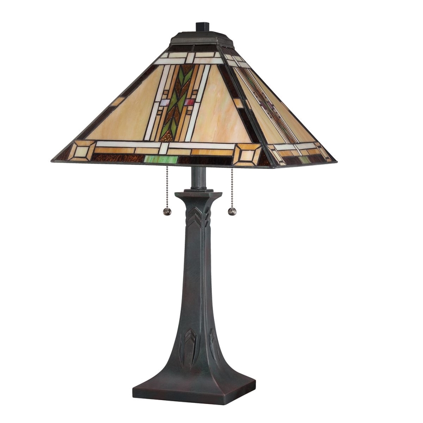 Quoizel - Stolna lampa NAVAJO 2xE27/60W/230V