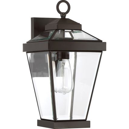 Quoizel - Vanjska zidna svjetiljka RAVINE 1xE27/60W/230V IP44 smeđa