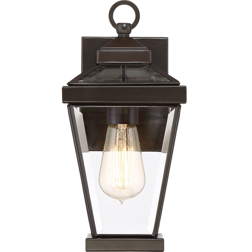 Quoizel - Vanjska zidna svjetiljka RAVINE 1xE27/60W/230V IP44 smeđa