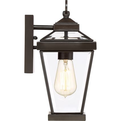 Quoizel - Vanjska zidna svjetiljka RAVINE 1xE27/60W/230V IP44 smeđa