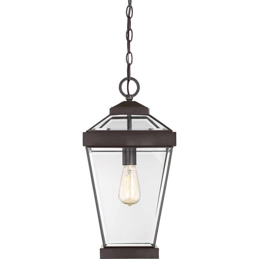 Quoizel - Vanjski luster na lancu RAVINE 1xE27/60W/230V IP23 smeđa
