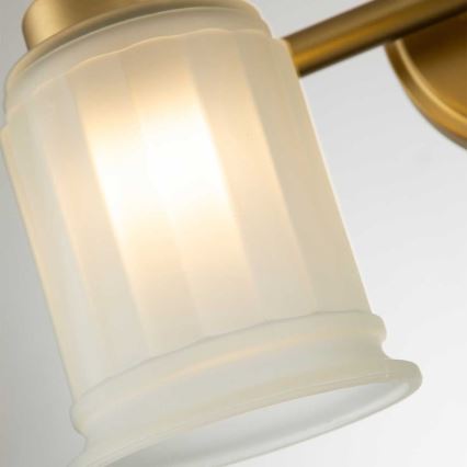 Quoizel - LED zidno svjetlo za kupaonicu SWELL 2x G9/3W/230V IP44 zlatna