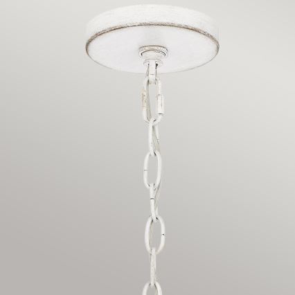 Quoizel - Luster na lancu WAYLON 4xE27/60W/230V Ø 50,4 cm smeđa/bijela