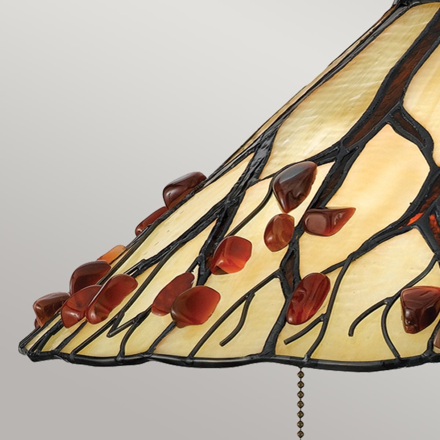 Quoizel - Stolna lampa Tiffany WHISPERING 2xE27/60W/230V