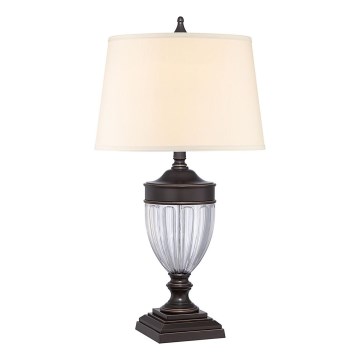 Quoizel - Stolna lampa DENNISON 1xE27/60W/230V brončana