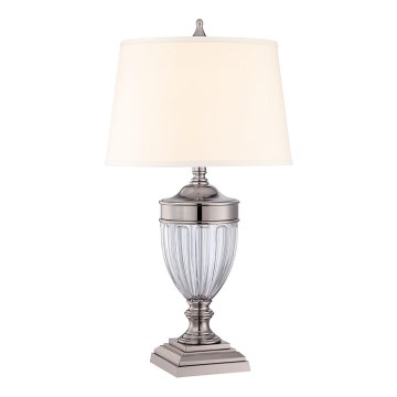 Quoizel - Stolna lampa DENNISON 1xE27/60W/230V sjajni krom