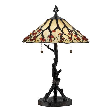 Quoizel - Stolna lampa WHISPERING 2xE27/60W/230V