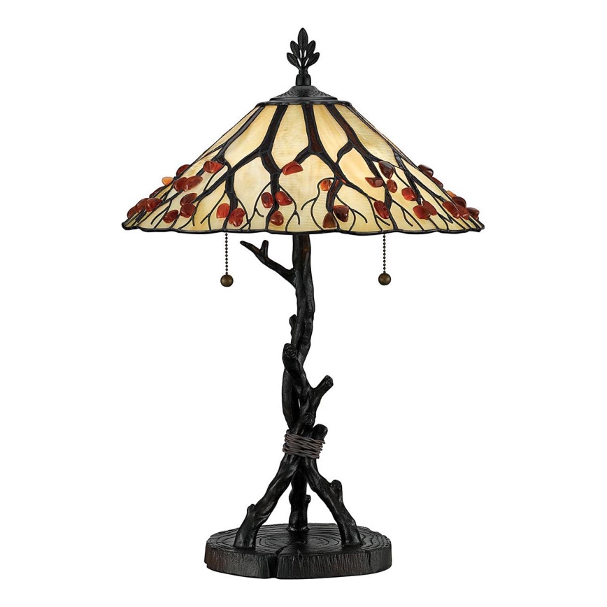 Quoizel - Stolna lampa WHISPERING 2xE27/60W/230V