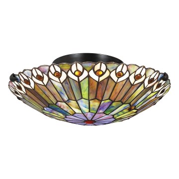 Quoizel - Stropna svjetiljka Tiffany WATKINS 2xE27/60W/230V Ø 42 cm