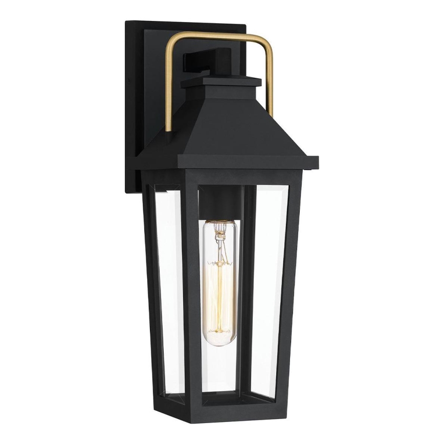 Quoizel - Vanjska zidna svjetiljka BUCKLEY 1xE27/40W/230V IP44 crna
