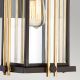 Quoizel - Vanjska zidna svjetiljka GOLDENROD 1xE27/100W/230V IP44 crna/zlatna