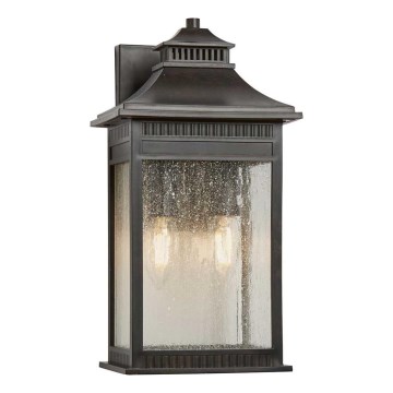 Quoizel - Vanjska zidna svjetiljka LIVINGSTON 2xE14/40W/230V IP44