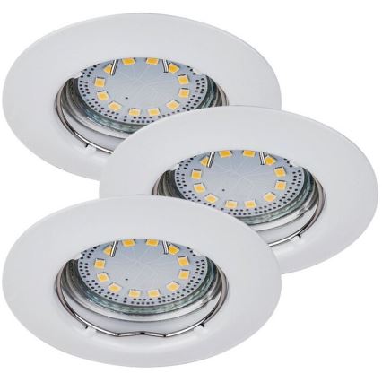 Rabalux - SET 3xLED Ugradbena svjetiljka 3xGU10/3W/230V IP40