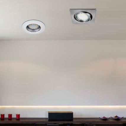 Rabalux - SET 3x LED ugradnih stropnih svjetiljki 1xGU10/3W/230V IP40