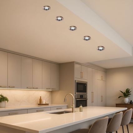 Rabalux - SET 3xLED Ugradbena svjetiljka 3xGU10/3W/230V IP40