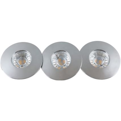 Rabalux - SET 3x LED Ugradna svjetiljka za kupaonicu 3xLED/4W/230V