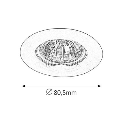 Rabalux 1089 - Ugradna svjetiljka SPOT RELIGHT 1xGU5,3/50W/12V