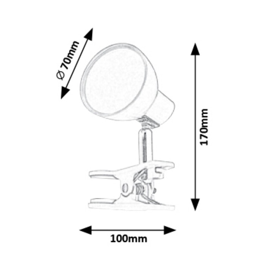 Rabalux - LED Lampa sa kvačicom LED/5W/230V