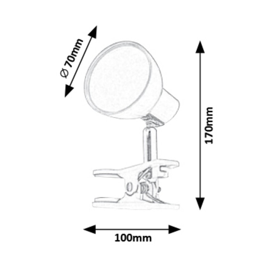 Rabalux - LED Lampa sa kvačicom LED/5W/230V