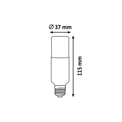 Rabalux - LED Žarulja T37 E27/9W/230V 4000K