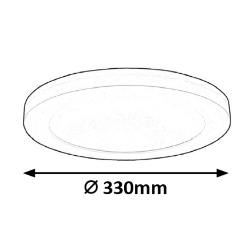 Rabalux - LED Stropna svjetiljka sa senzorom LED/30W/230V 33 cm