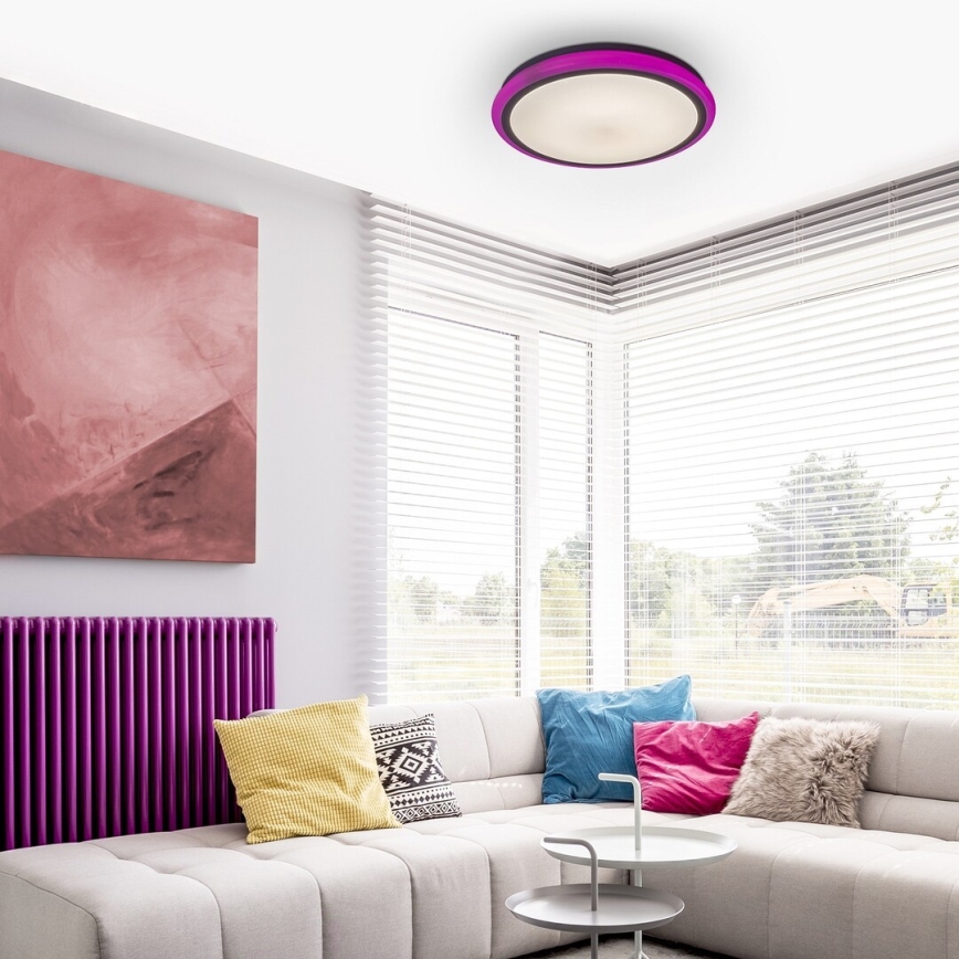 Rabalux - LED prigušivo stropno svjetlo s daljinskim upravljanjem RGB LED/32W/230V promjer 40 cm