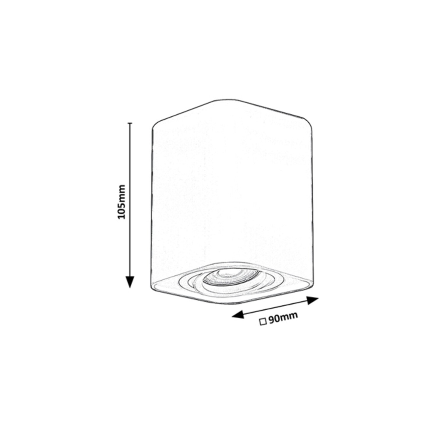 Rabalux - Ugradbena svjetiljka 1xGU10/42W/230V bijela