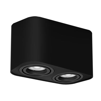Rabalux - Reflektorska svjetiljka 2xGU10/42W/230V crna