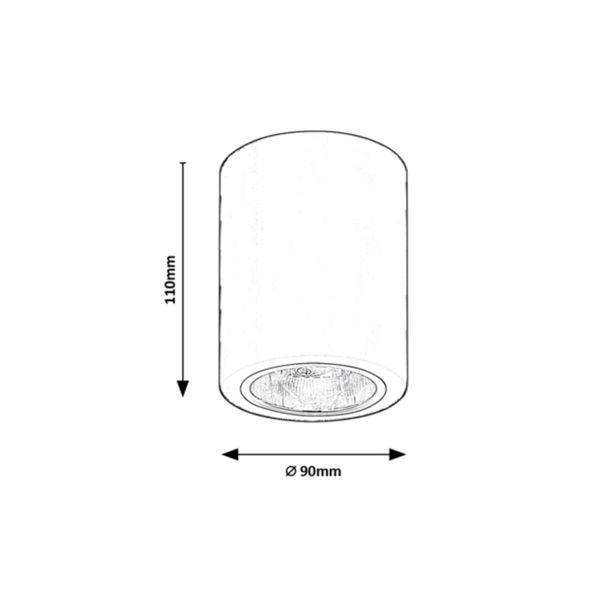 Rabalux - Spot svjetiljka 1xE27/25W/230V bijela