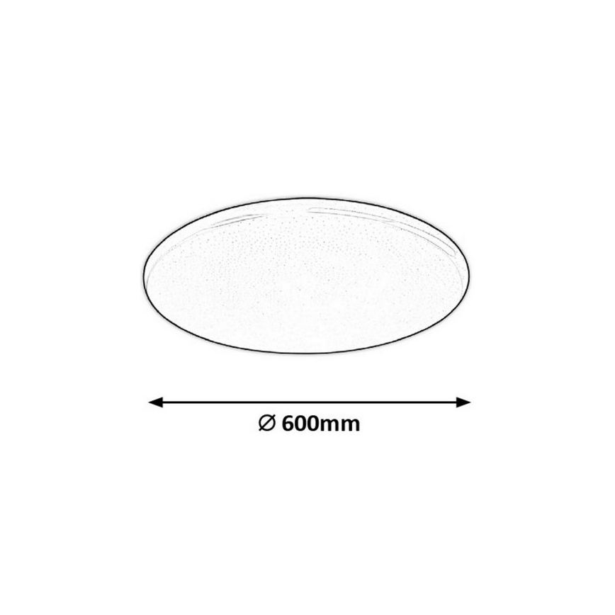 Rabalux - LED Stropna svjetiljka za prigušivanje RGB LED/40W/230V + DU