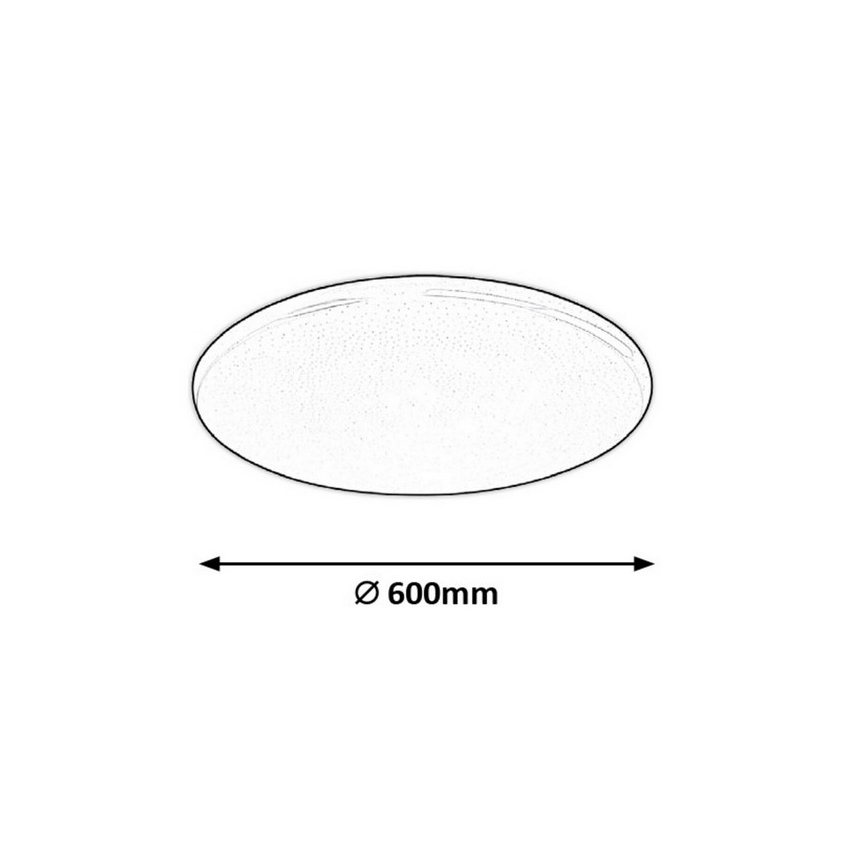 Rabalux - LED Stropna svjetiljka za prigušivanje RGB LED/40W/230V + DU