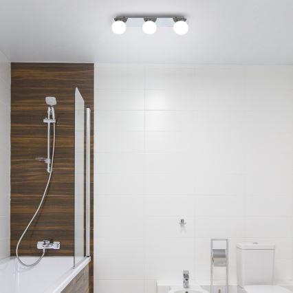 Rabalux - Stropna svjetiljka za kupaonicu 3xG9/28W/230V IP44 10x45 cm