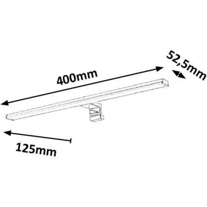 Rabalux - LED Rasvjeta za ogledalo u kupaonici LED/8W/230V IP44 40cm